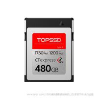 天碩 TOPSSD 480GB 新款存儲卡  1750MB/秒 CFExpress Type B存儲卡 閃存卡 內(nèi)存卡 Z6 Z7 1DX3 