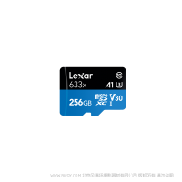 雷克沙 LSDMI256BBCN633N Lexar® High-Performance 633x microSDHC™/microSDXC™ UHS-I 存儲(chǔ)卡 256G 讀100MB/s 寫(xiě)45MB/s