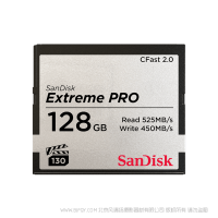 sandisk閃迪 SDCFSP-128G-Z46D  128GB CFast2.0 高速相機(jī)存儲(chǔ)卡515M XC10 XC15 1DX2 悟2