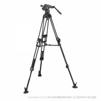 曼富圖 Manfrotto MVK612TWINFA Nitrotech 612攝像云臺(tái)和645快速雙管鋁合金攝像三腳架套裝