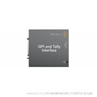 BMD  GPI and Tally Interface  它配備8個觸點閉合Tally輸出，可將Tally信號發送到攝影機、回放設備以及監視器，讓所有工作人員都明確正在播出的是哪一路攝影機畫面
