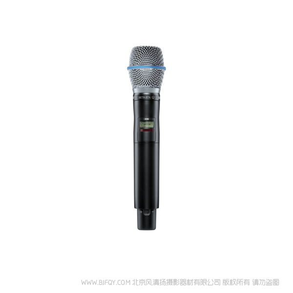 Shure 舒爾 AD2/B87A 手持式無線話筒發(fā)射機(jī) 音頻質(zhì)量和射頻性能,外加寬調(diào)諧、高密度模式和加密功能