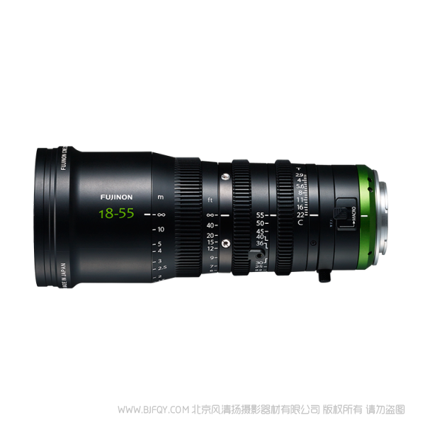 富士 MK18-55mm T2.9 電影鏡頭 E卡口可選 兼容Super 35mm/APS-C傳感器