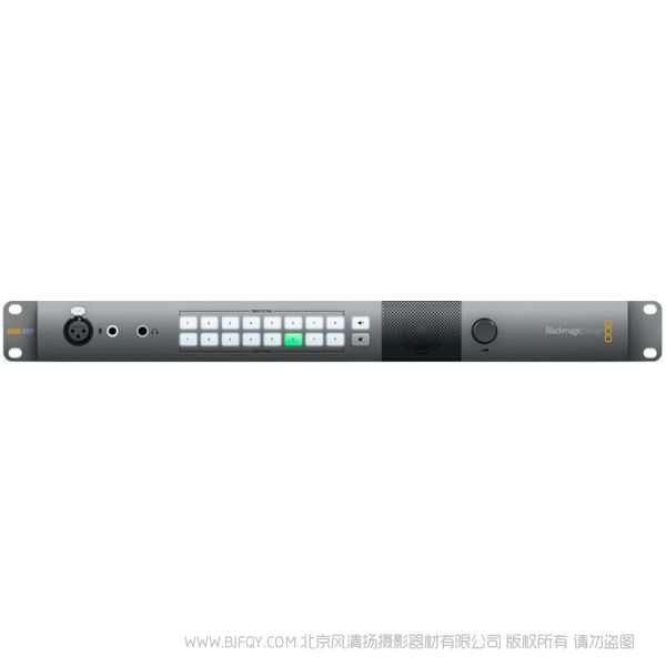 BMD ATEM Talkback Converter 4K  15、16號內嵌音頻通道來實現多達8臺攝影機SDI對講功能 
