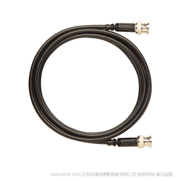 舒爾 Shure UA806 同軸電纜,BNC-BNC,RG58C/U型,50Ω,長6英尺(2米)。