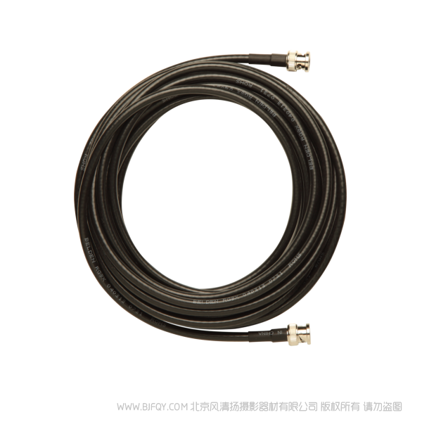 舒爾 Shure UA825 同軸電纜 BNC-BNC,RG8X/U型,50Ω,長25英尺(7.5米)。