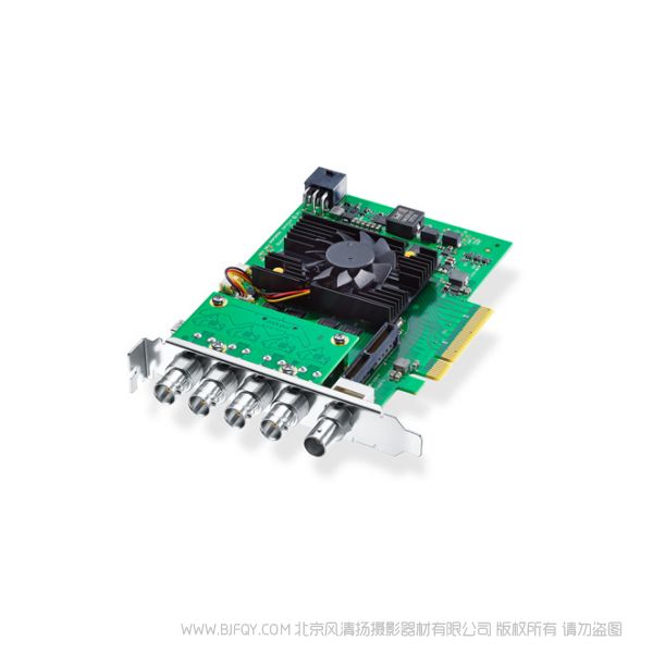 BMD DeckLink 8K Pro 一款高端數(shù)字電影級采集卡,可處理SD、HD、Ultra HD、4K及8K在內(nèi)的所有幀尺寸 四個12G SDI