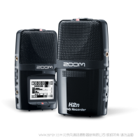 Zoom H2n 手持錄音機  X/Y、Mid-Side、2 聲道環繞聲和 4 聲道環繞聲  五個內置麥克風和四種不同錄音模式