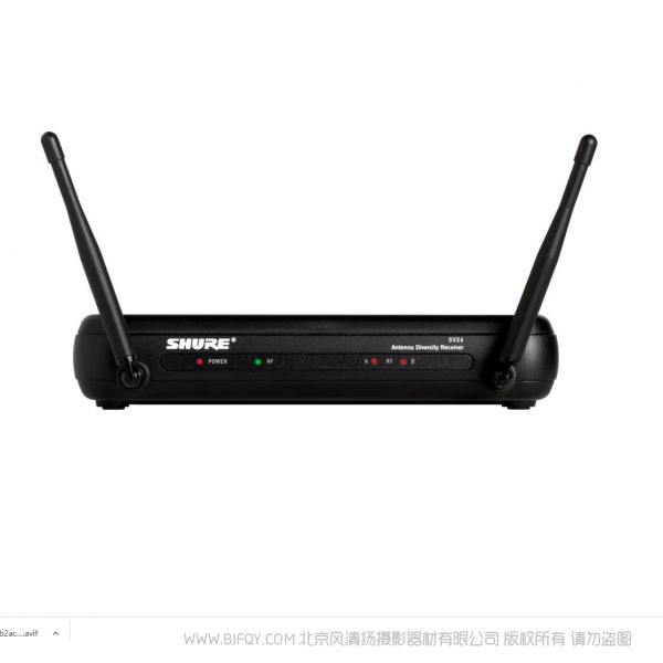 Shure 舒爾 SVX4 SVX單通道分集接收機 僅支持一拖一 SLX4L帶邏輯功能的無線接收機