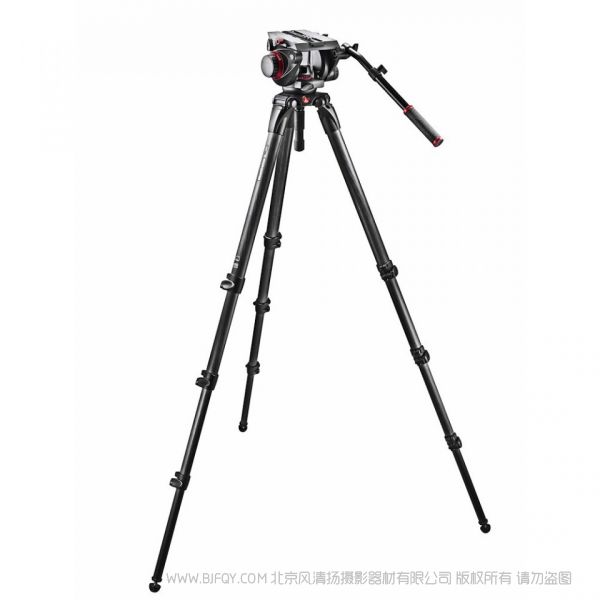 曼富圖 509HD,536K 504HD液壓攝像云臺(tái)和536四節(jié)碳纖維攝像三腳架套裝