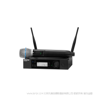 Shure 舒爾 GLXD24R+/B87A 數(shù)字無線機架系統(tǒng)（采用BETA®87A人聲話筒）