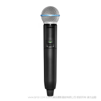 Shure 舒爾 GLXD2+/B58 數(shù)字無線雙頻段手持式發(fā)射機（采用BETA®58A人聲話筒）