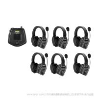 Saramonic 楓笛 WiTalk WT7D 雙包耳六發一收一腰包全雙工通話耳機對講系統 一拖六