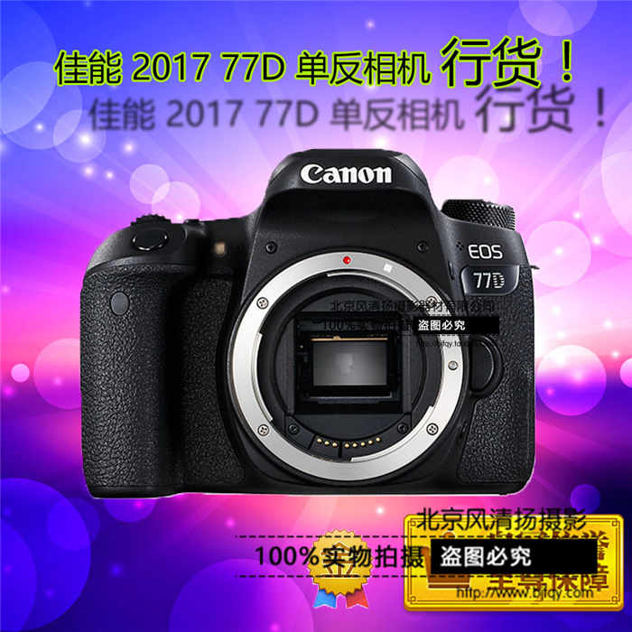 佳能 77D 單機身 單機 五軸防抖 單反相機 2420萬 45點對焦