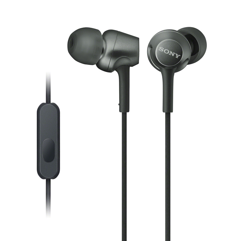 索尼 Sony MDR-EX255AP 入耳式立體聲通話耳機 黑